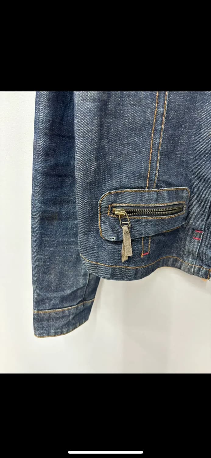 시스템 빈티지 데님 멀티포켓 스티치 집업 자켓 H1467 상품이미지4