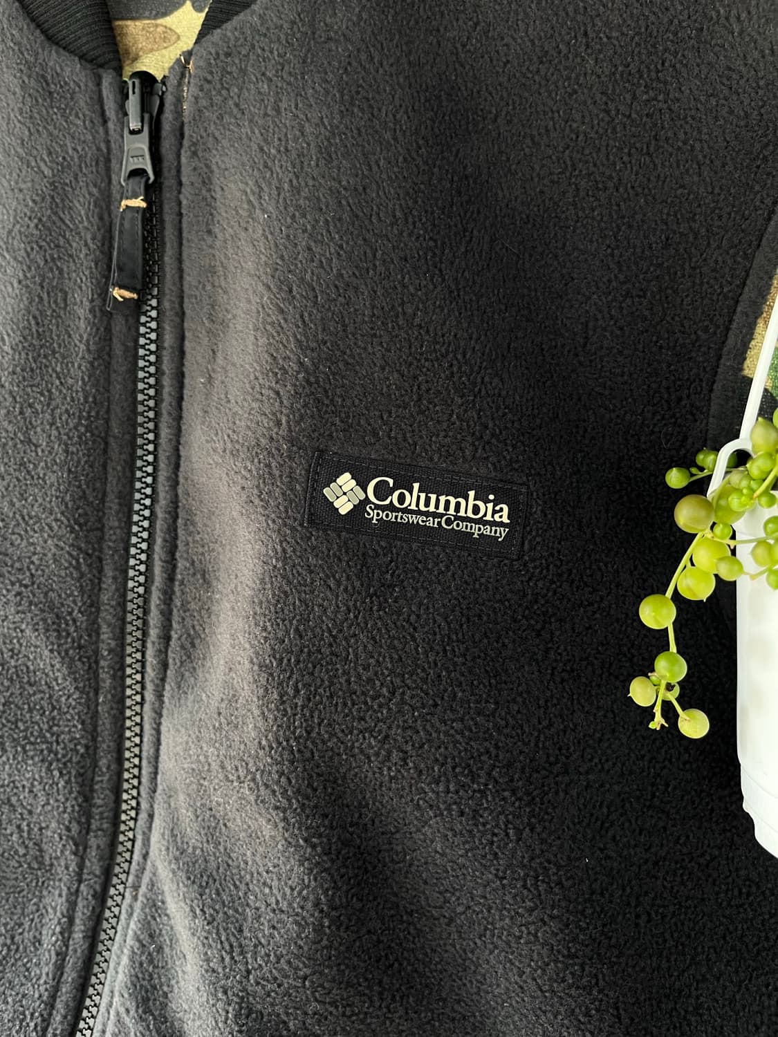 콜롬비아(COLUMBIA) 리버시블 카모 플리스 베스트(조끼) 상품이미지6
