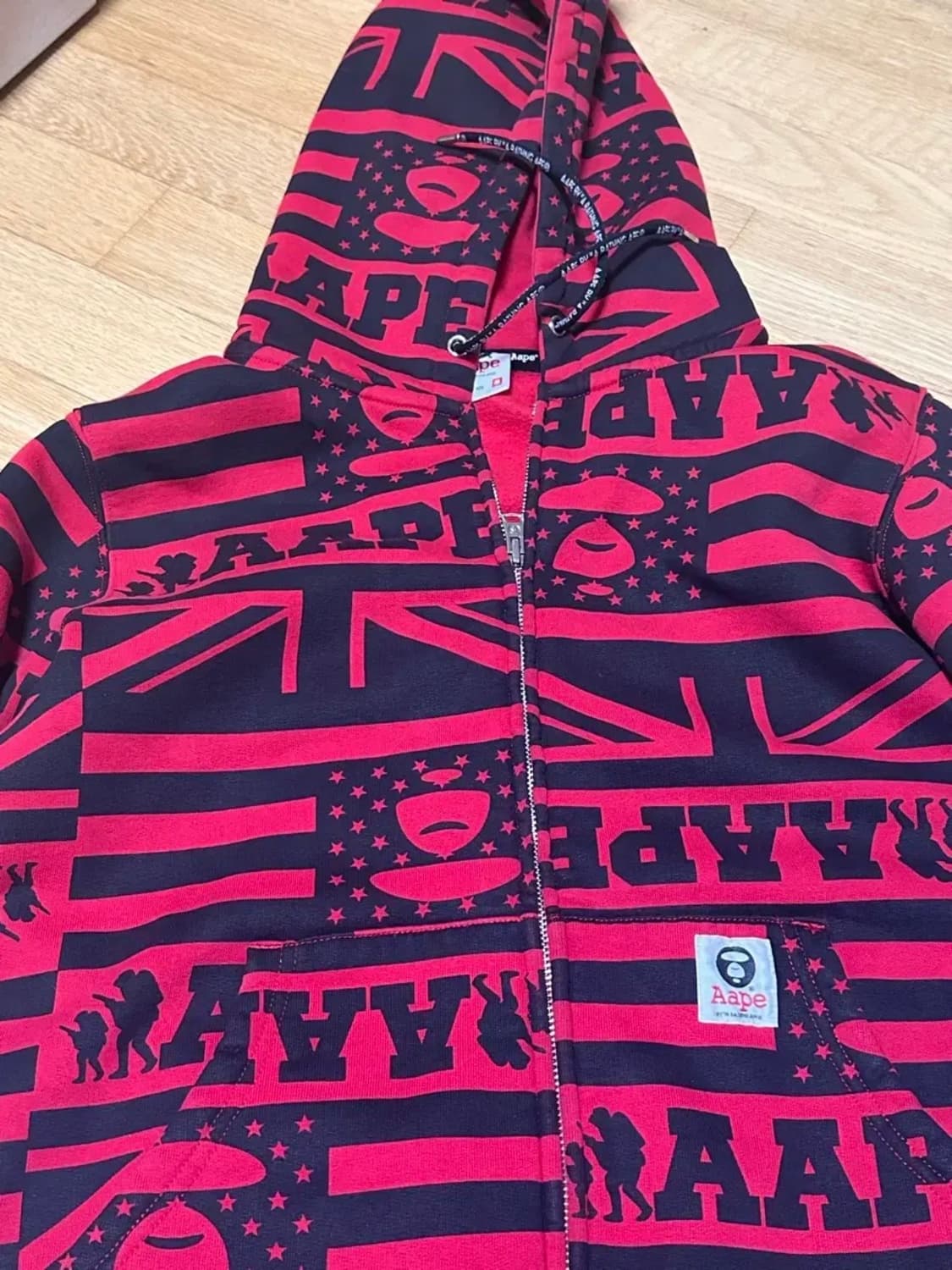 에이프 후드집업 판매 상품이미지1