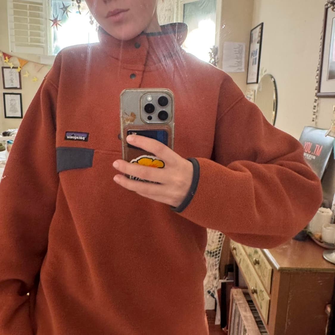 파타고니아 신칠라 스냅-T 버니쉬드 레드 상품이미지1