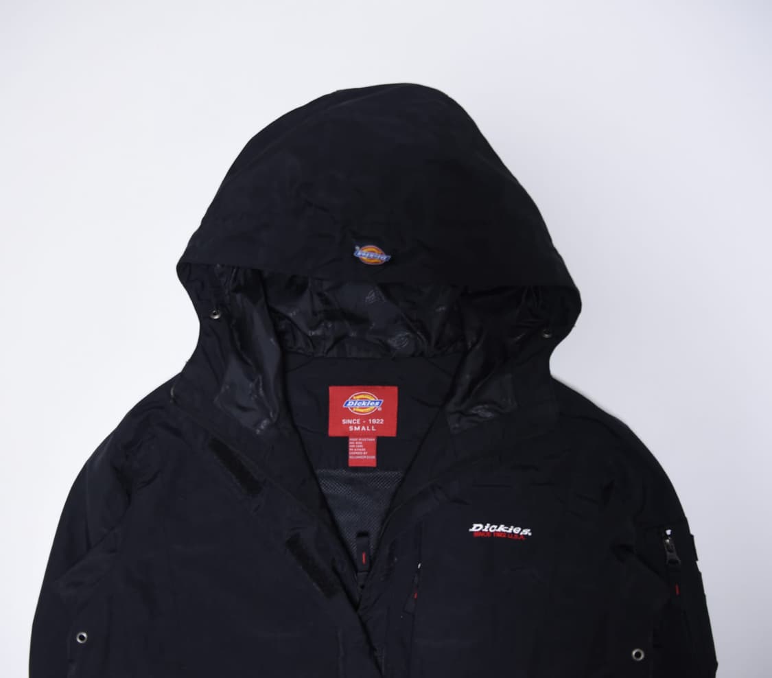 디키즈 블랙 후드 바람막이 S 상품이미지1