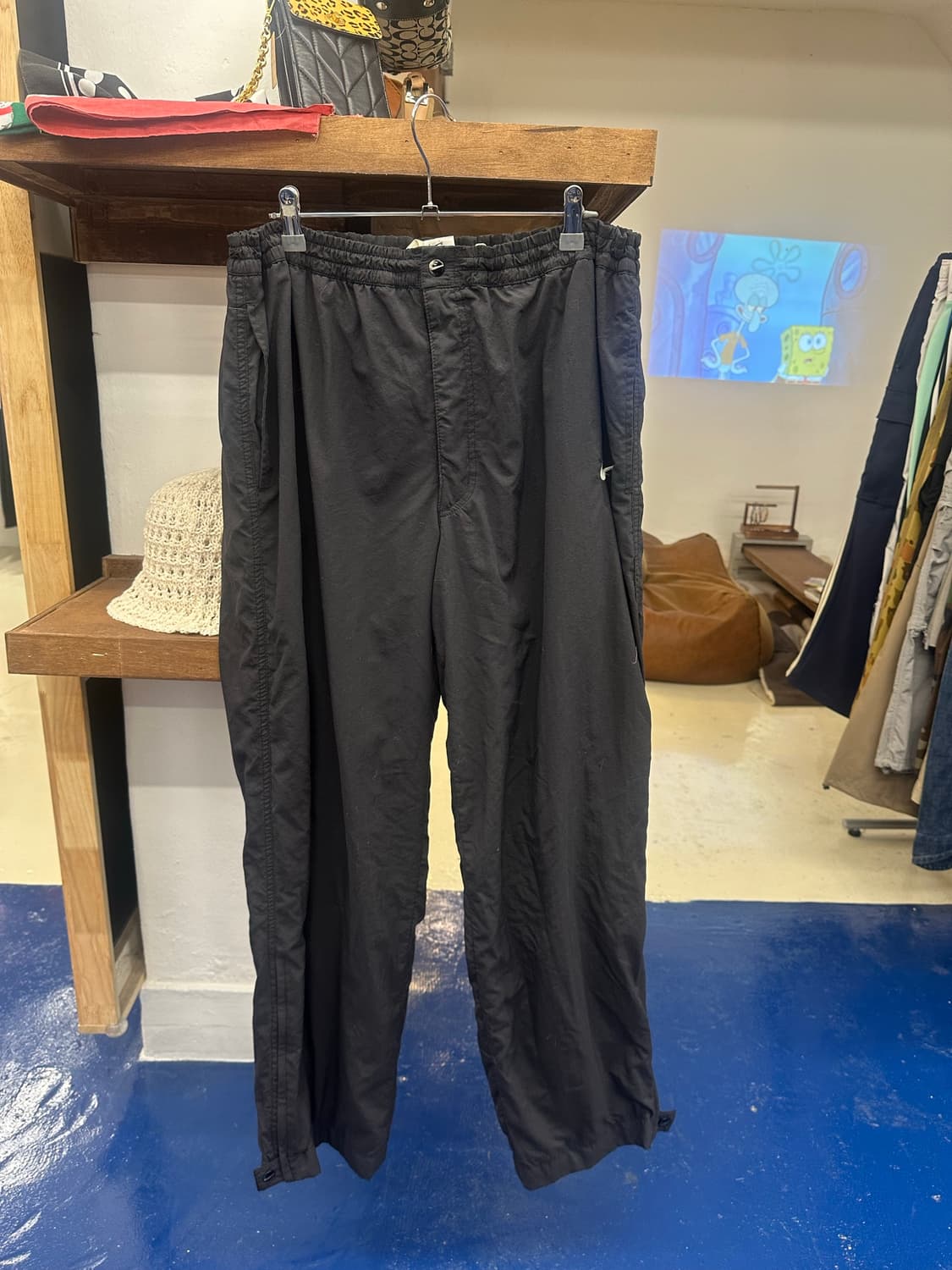 1990s NIKE 나이키 스우시 우븐 팬츠 상품이미지4