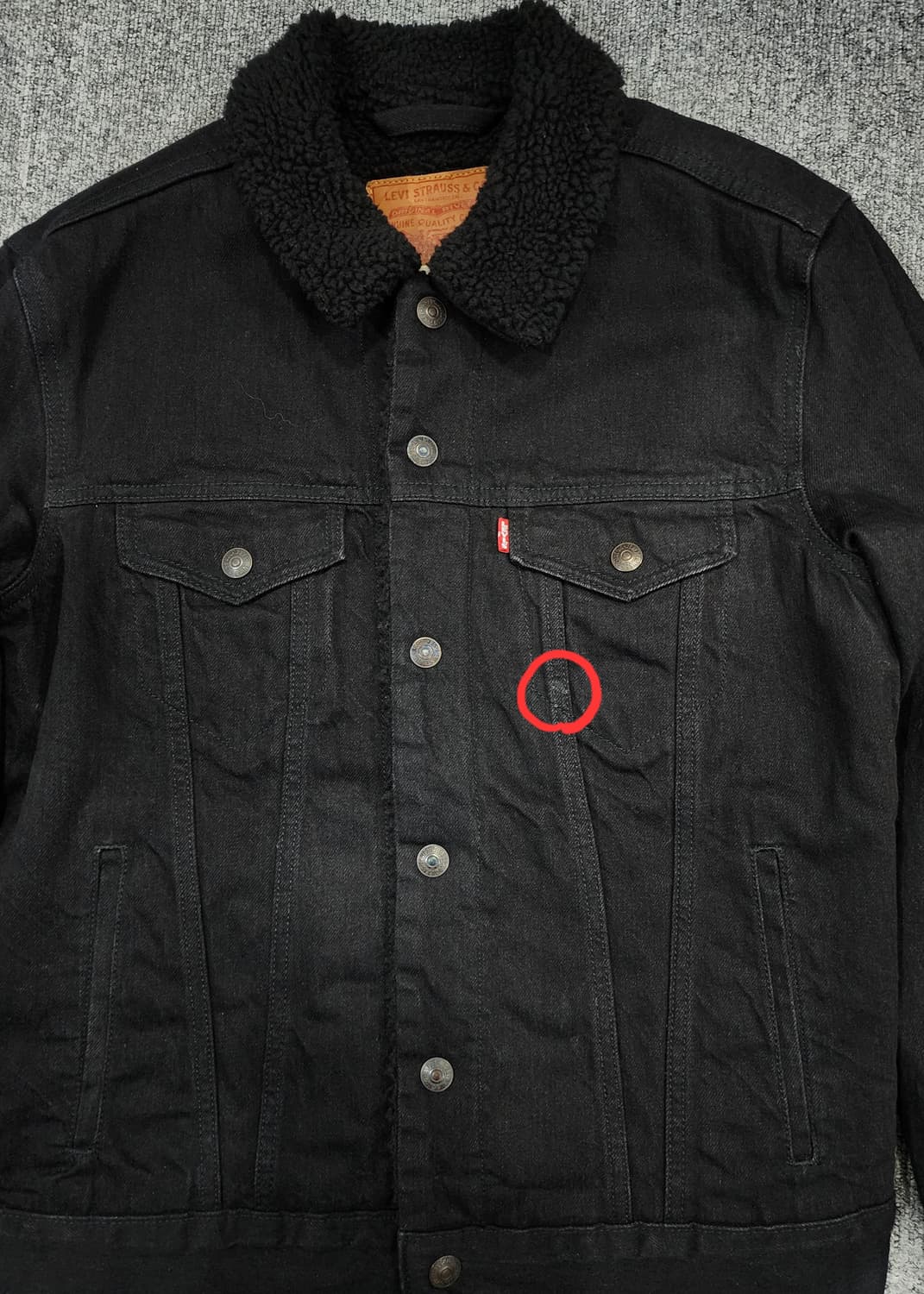 리바이스 x 디즈니 미키마우스 협업 쉐르파 트러커 데님 자켓 S 상품이미지5