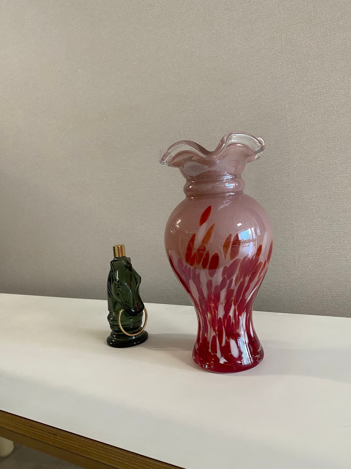 일본 수공예 유리화병 상품이미지2