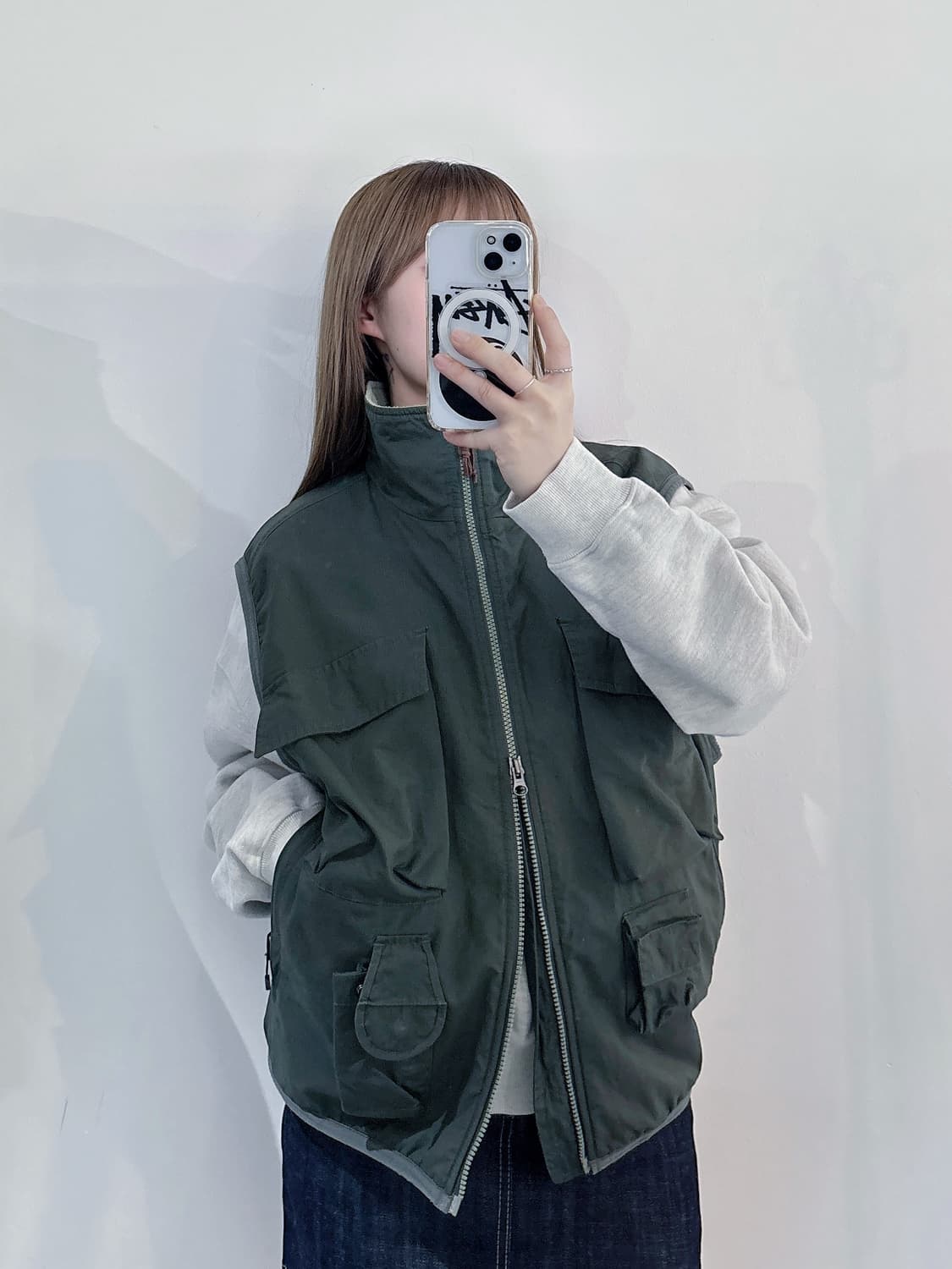 나이키acg 카키 투웨이 베스트 상품이미지1