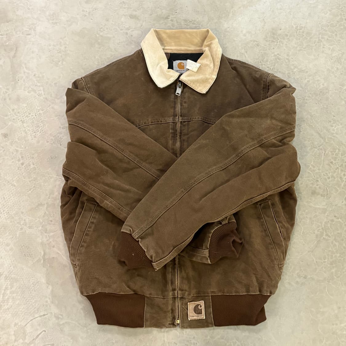 90s USA 칼하트 산타페 자켓 브라운 CHT 체스넛 JQ3282 상품이미지2