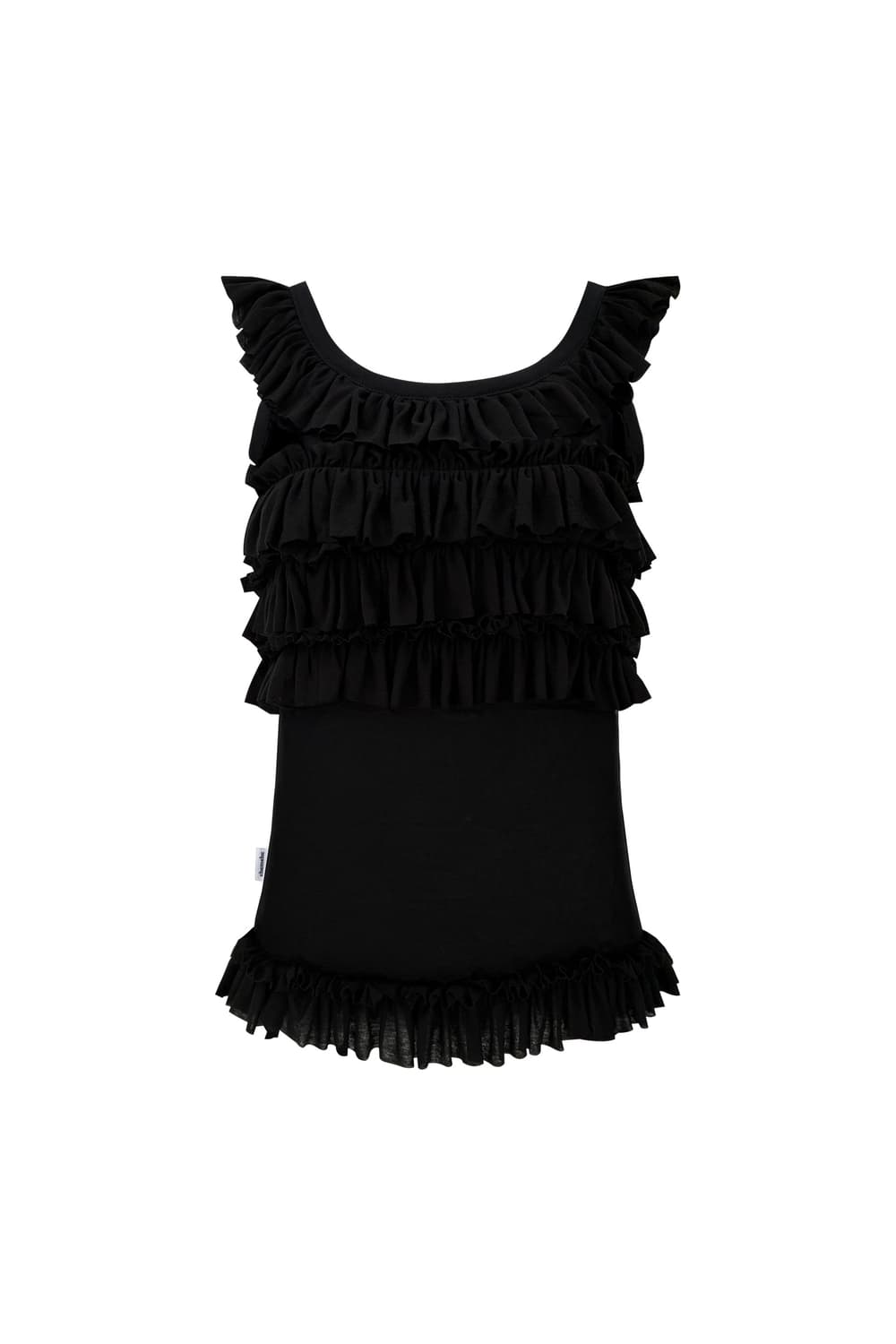 체메씨 프릴 슬리브리스 블랙 코이세이오 상품이미지1