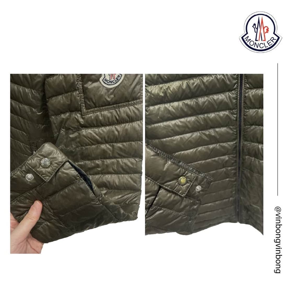 몽클레어 라이오넬 다운자켓 (올리브그린) 상품이미지3