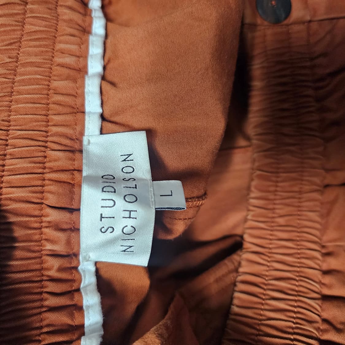 스튜디오 니콜슨 원턱 볼륨 밴딩 팬츠 L사이즈 상품이미지7