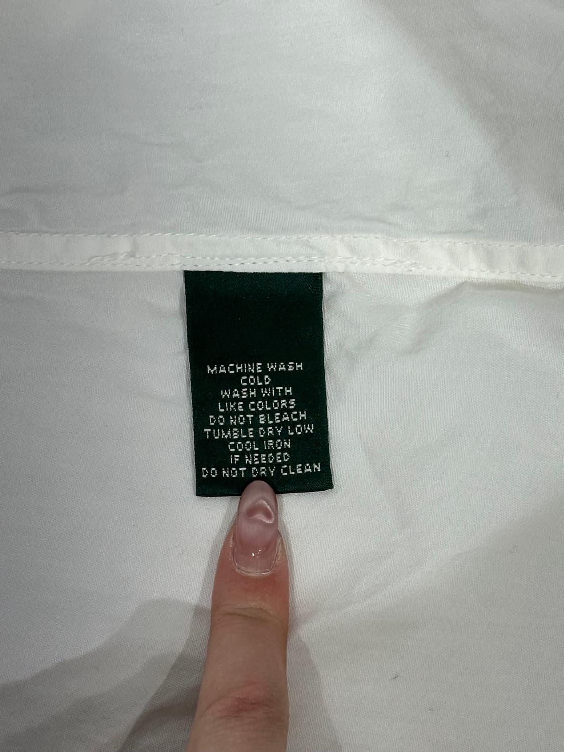 폴로 랄프 로렌 화이트 자수 셔츠 S 상품이미지8