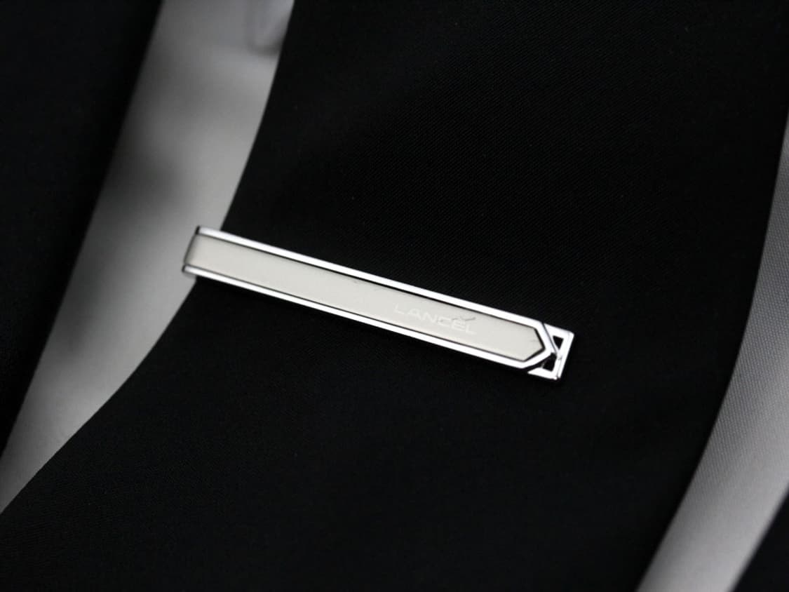 란셀 B+등급 5cm 남자 명품 넥타이핀 빈티지 상품이미지7