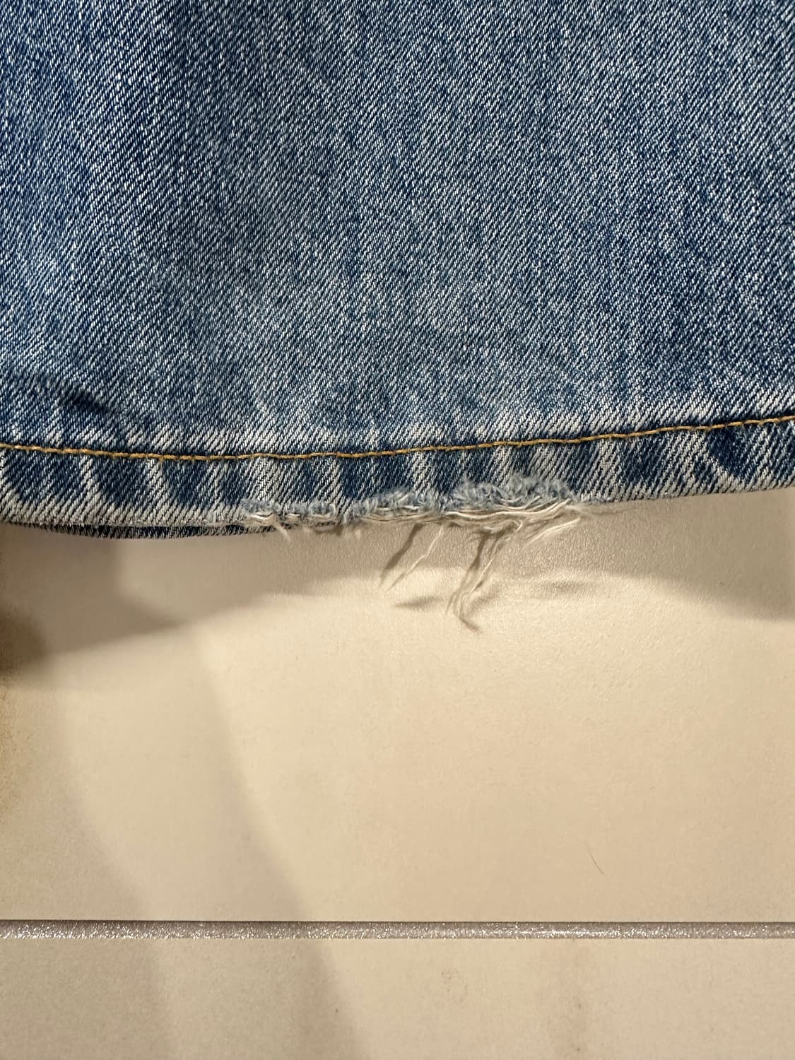 [M] 유스 스트럭쳐 와이드 데님 팬츠 상품이미지3