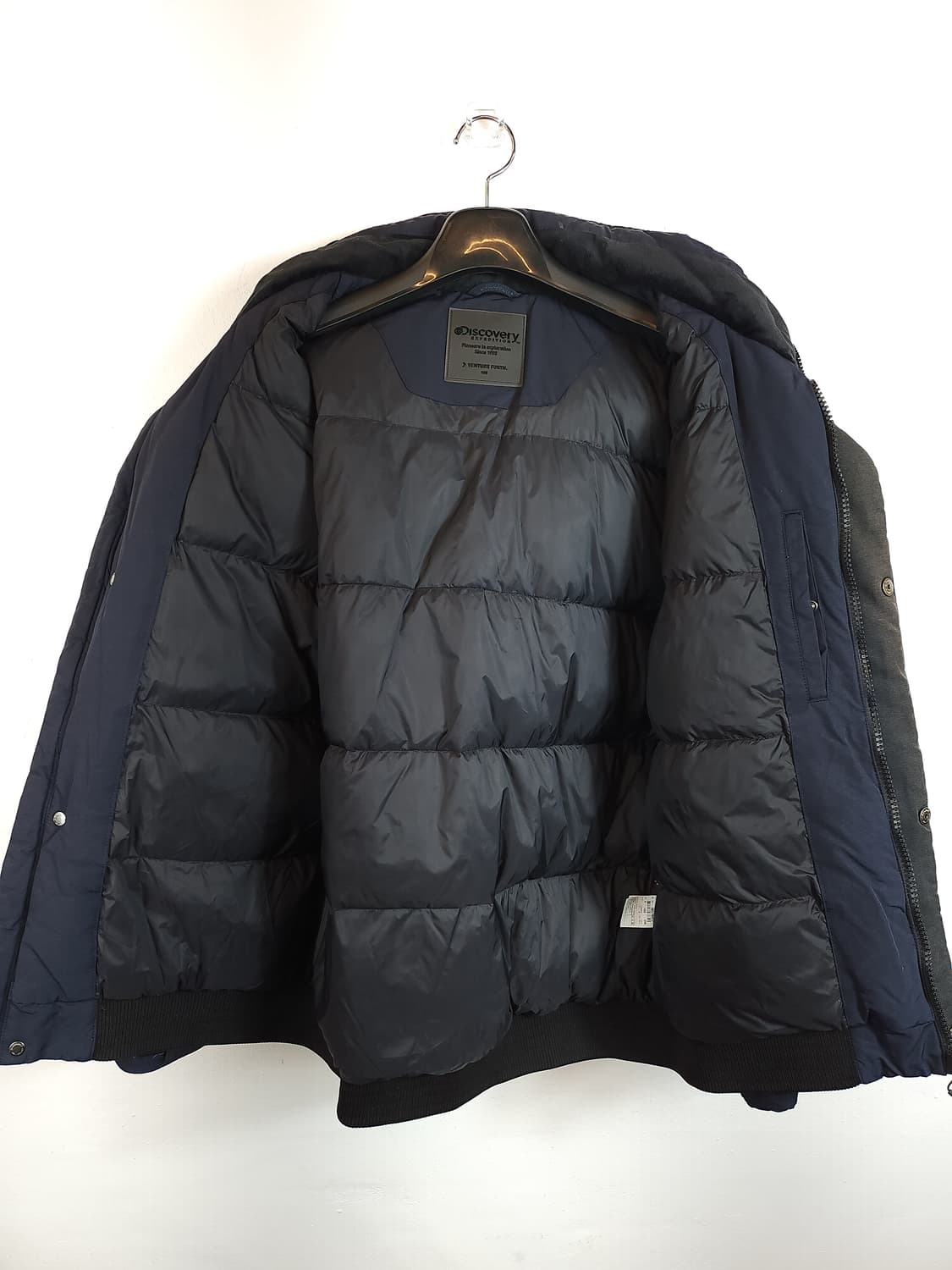 디스커버리 포켓 프리미엄다운패딩 네이비 100 L 상품이미지7