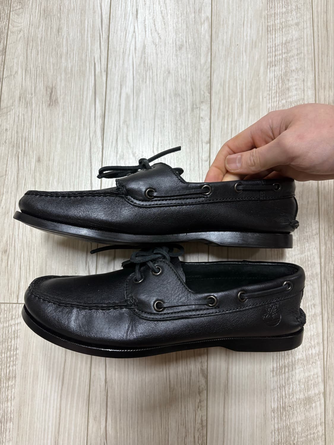 팀버랜드 보트슈즈 레더 블랙 265 상품이미지2