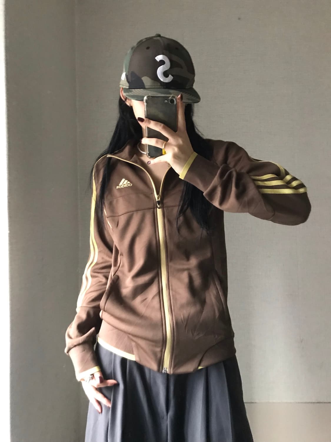 아디다스 브라운 골드 져지 상품이미지5