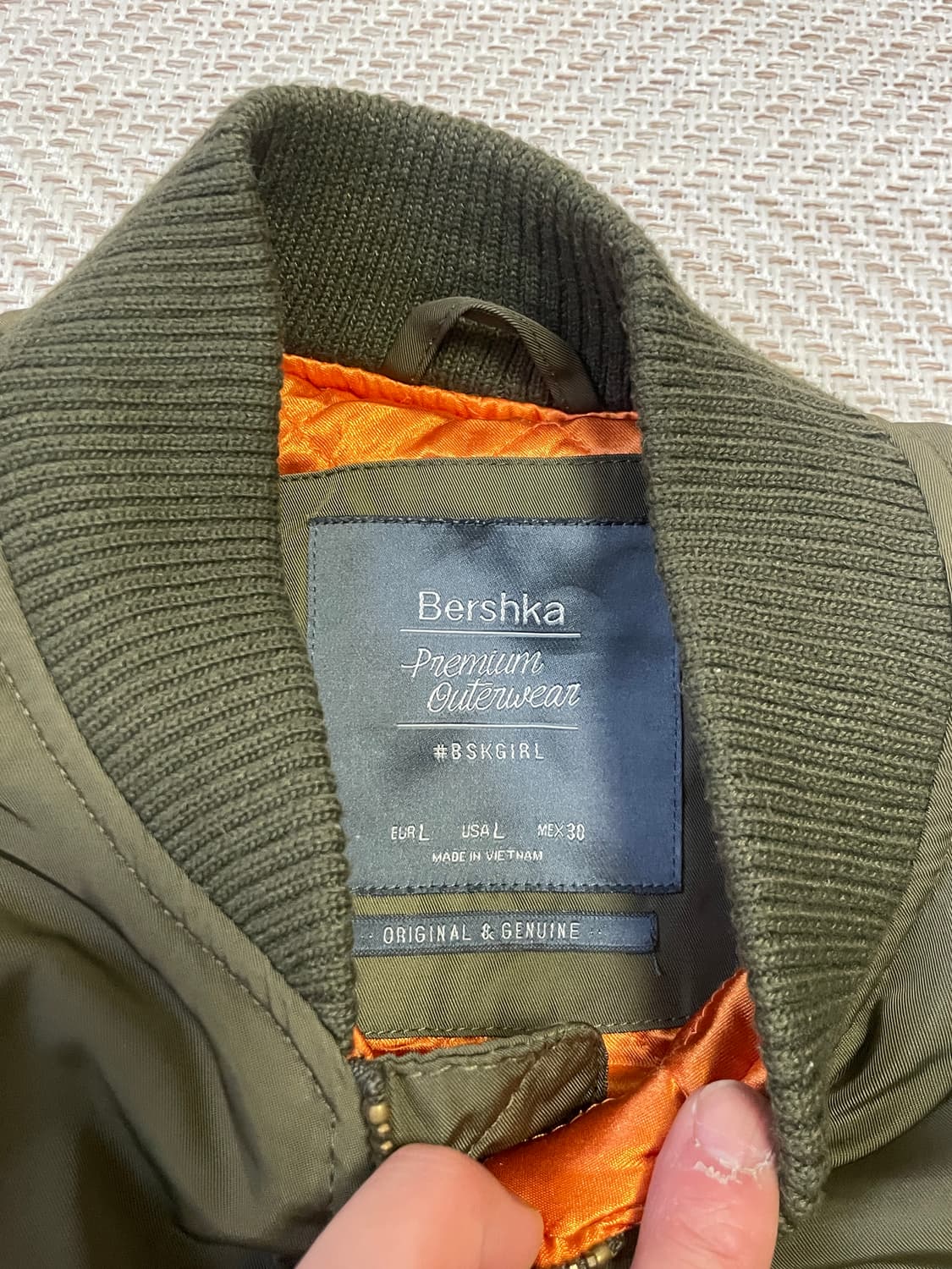 버쉬카 밀리터리 ma1 자켓 J03297 상품이미지3