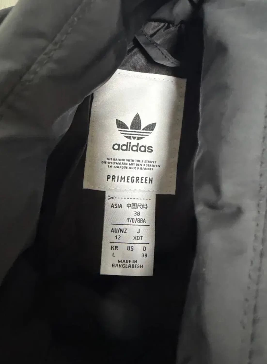 아디다스 여성용 숏 패딩 블랙 상품이미지10