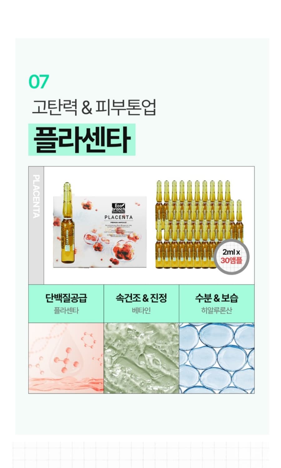 고농축 프리미엄 앰플 2ml* 30개입  >>>7종 중 택1 한개 선택< 상품이미지8
