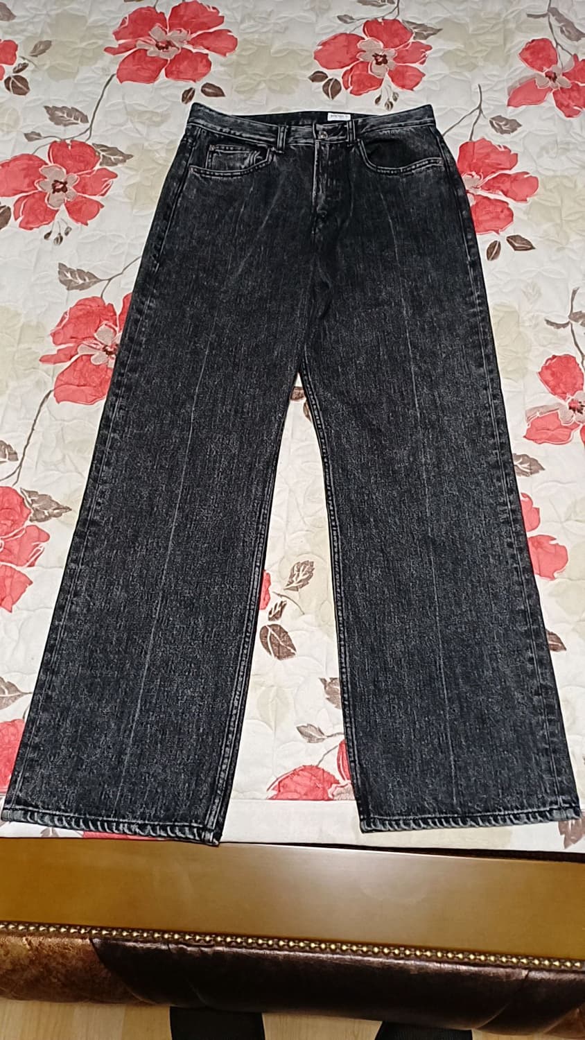 모드나인 와이드데님팬츠 30인치 기장107 상품이미지1