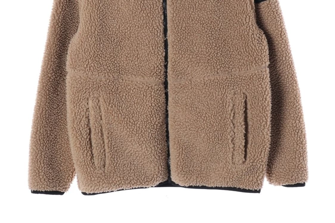 내셔널지오그래픽 코스토니 뽀글이 플리스 후드 집업 베이지 M 상품이미지5