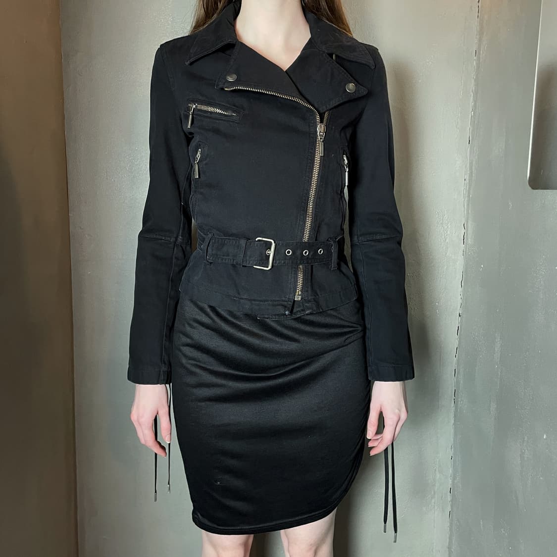 알렉산더 맥퀸 본디지 코튼 라이더 상품이미지2