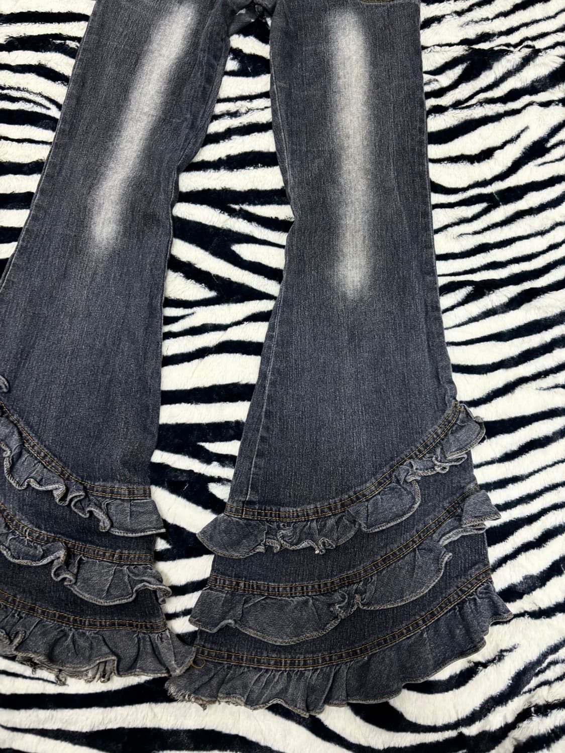 [Dreamkey]2000s Rare Design Frill Flared 상품이미지6