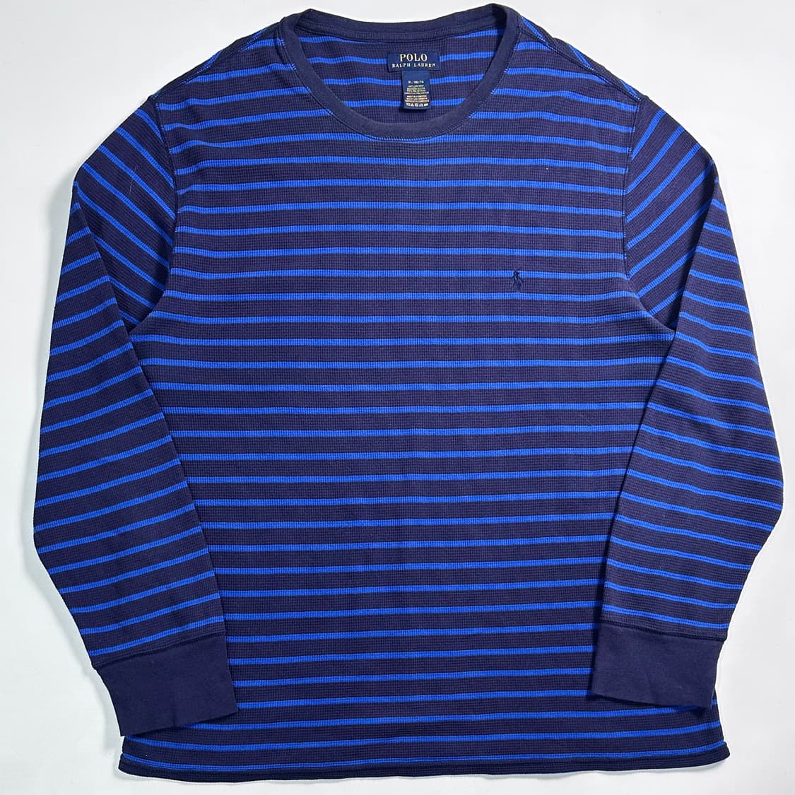 폴로 랄프로렌 스트라이프 와플티 상품이미지1