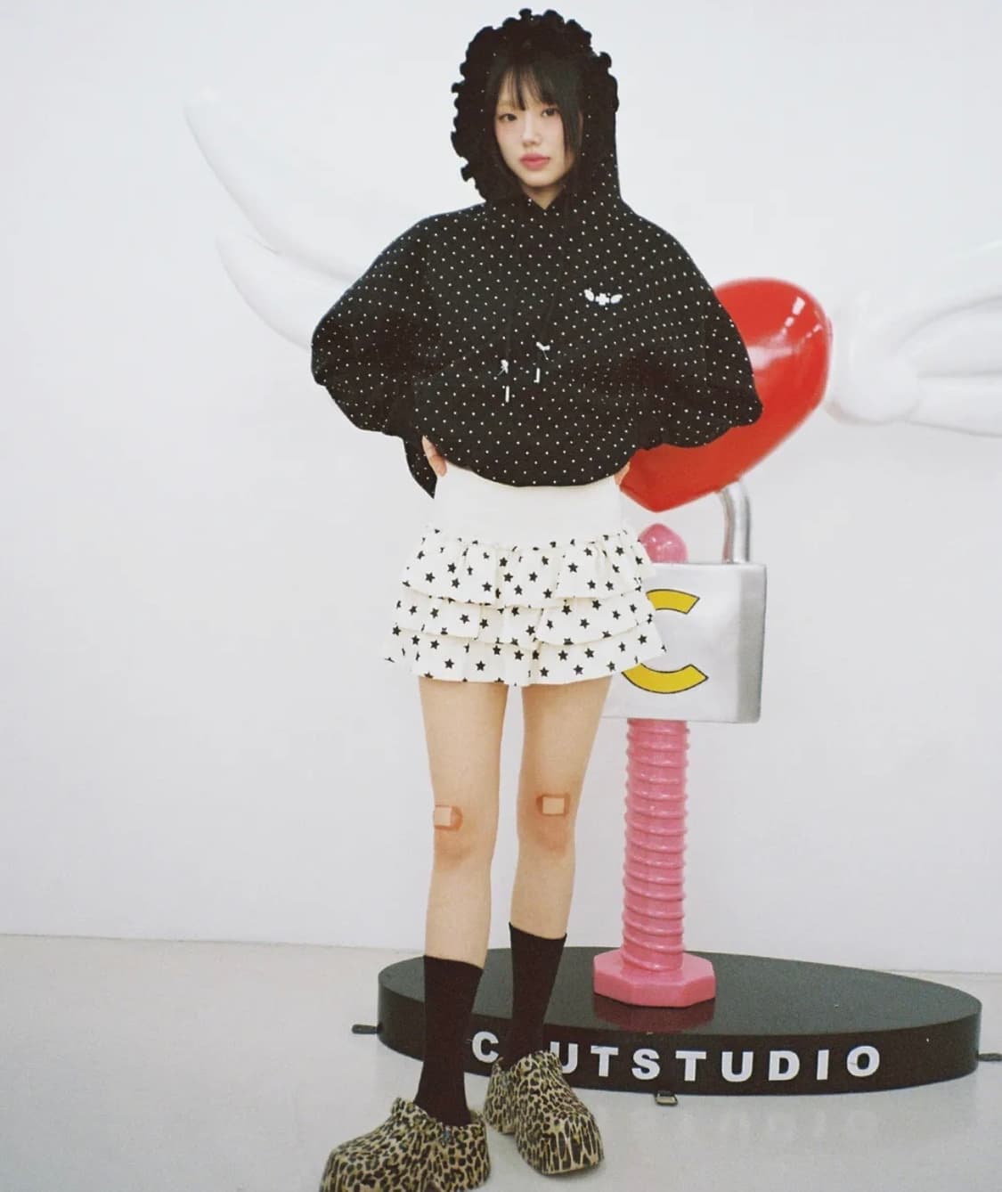 클럿스튜디오 별 캉캉 미니 스커트 아이보리 상품이미지2