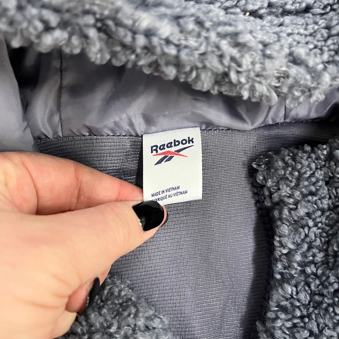 L 리복 플리스 후드 집업 자켓 0127M2 상품이미지2