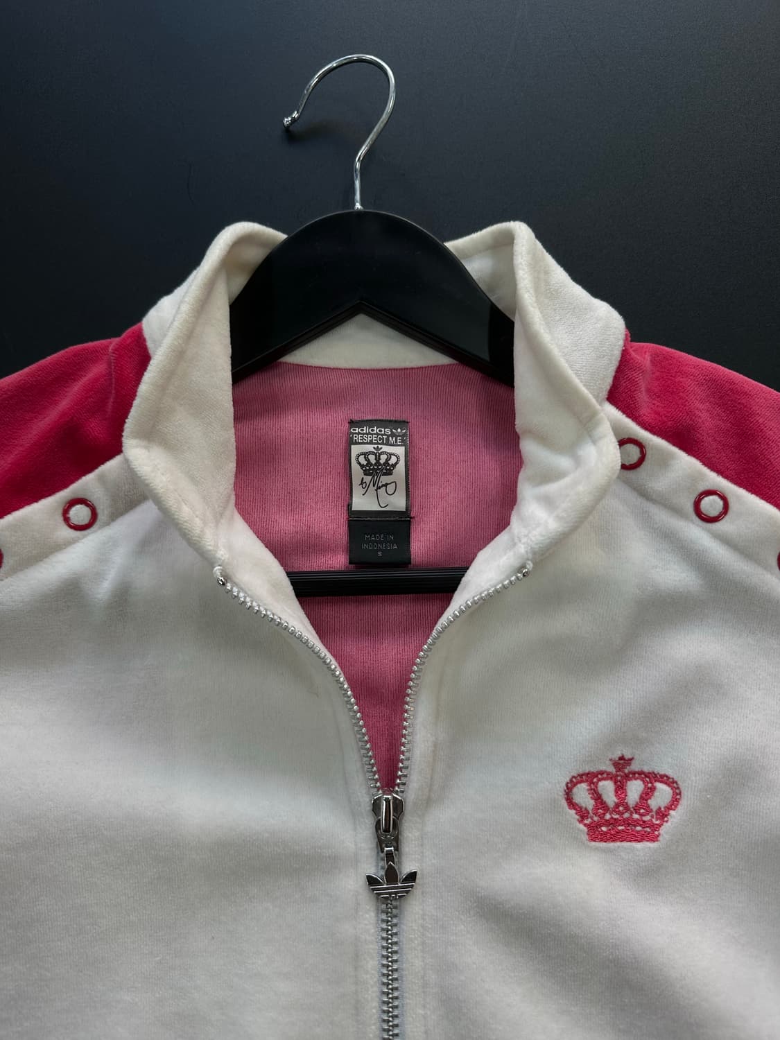 아디다스x미시엘리엇 차이나무드 벨벳져지 흰핑 상품이미지7