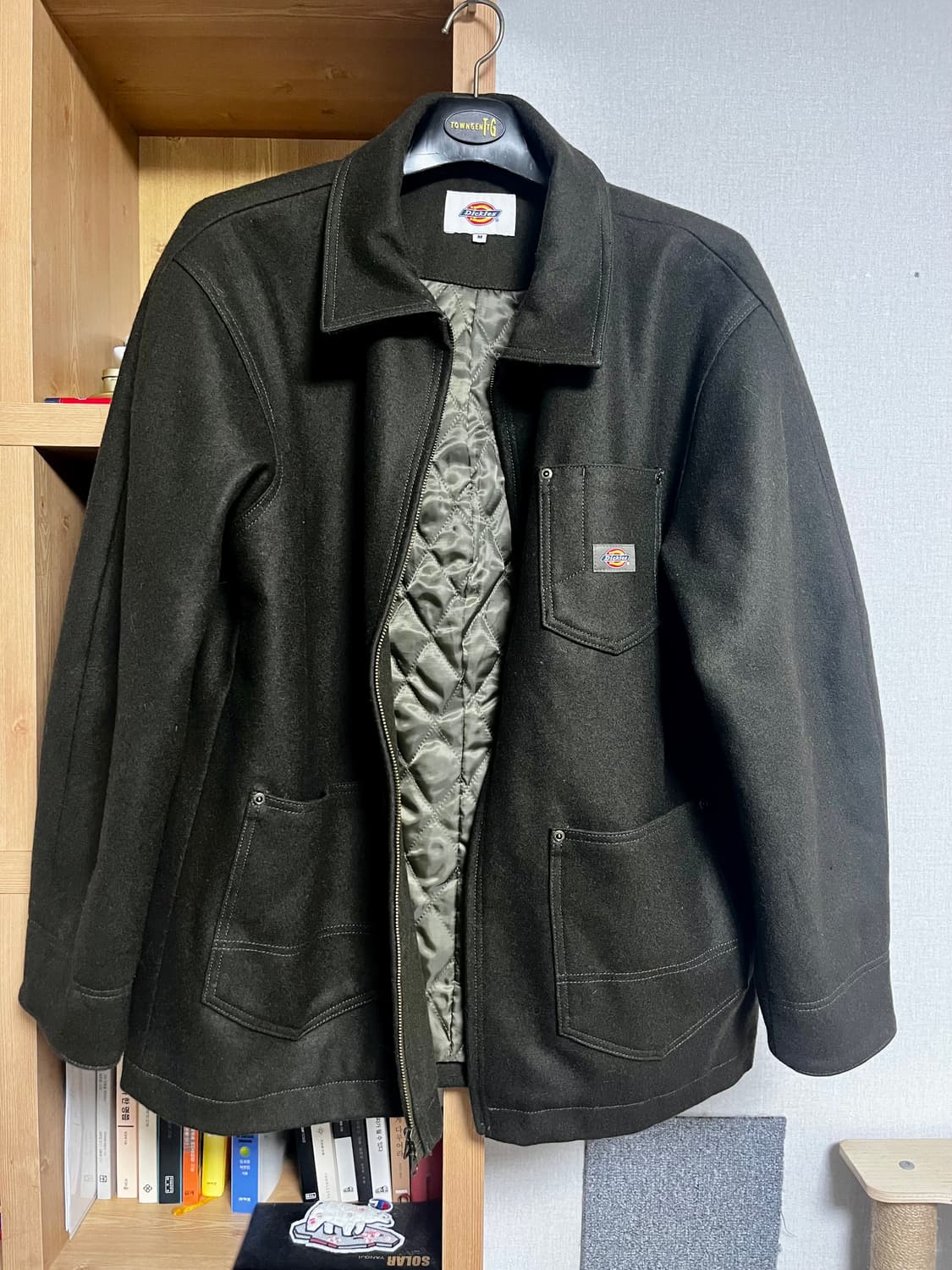 디키드 울 초어자켓 올리브 m 상품이미지6