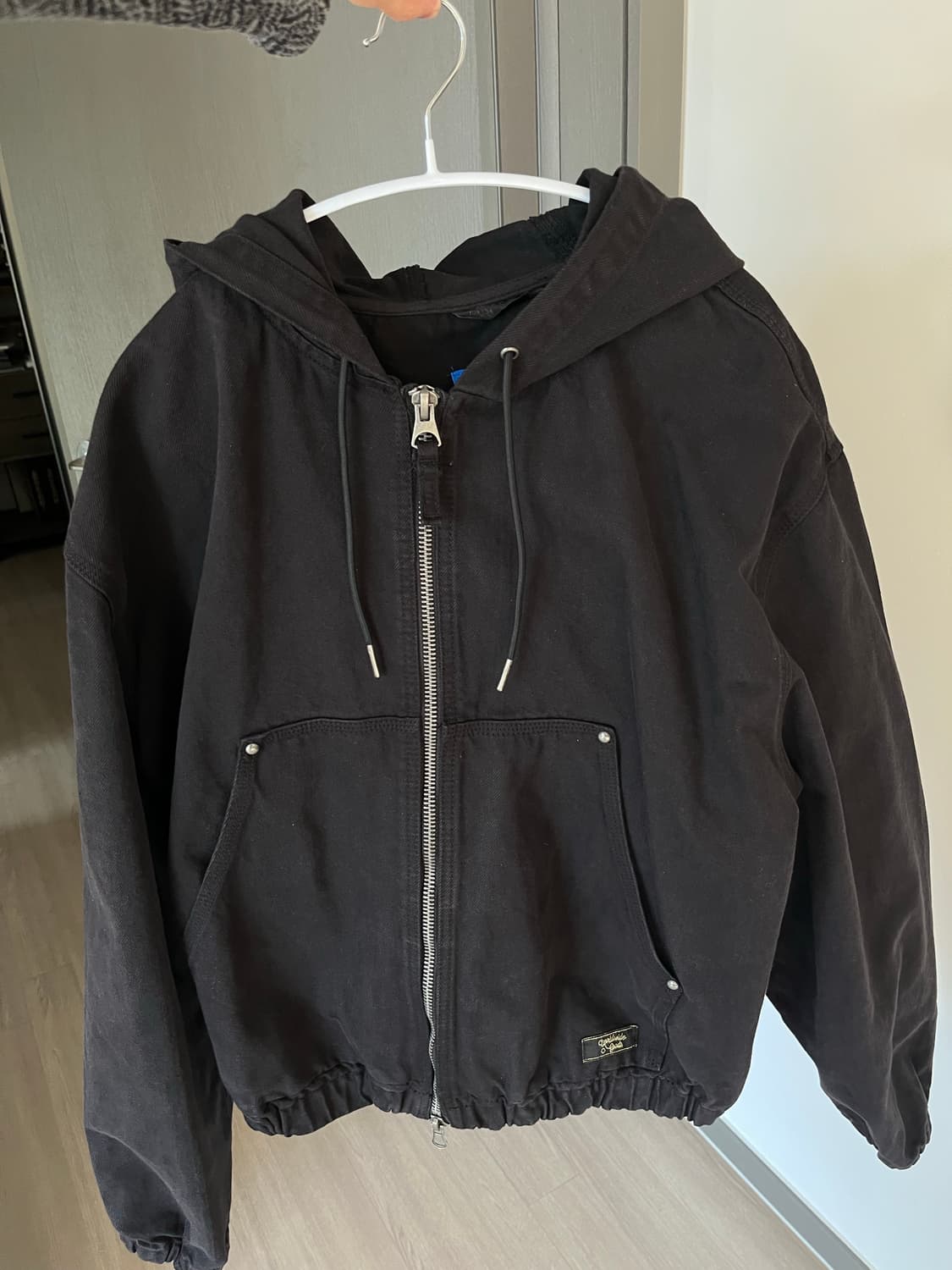 자라 dnwr 워싱 후드 상품이미지2