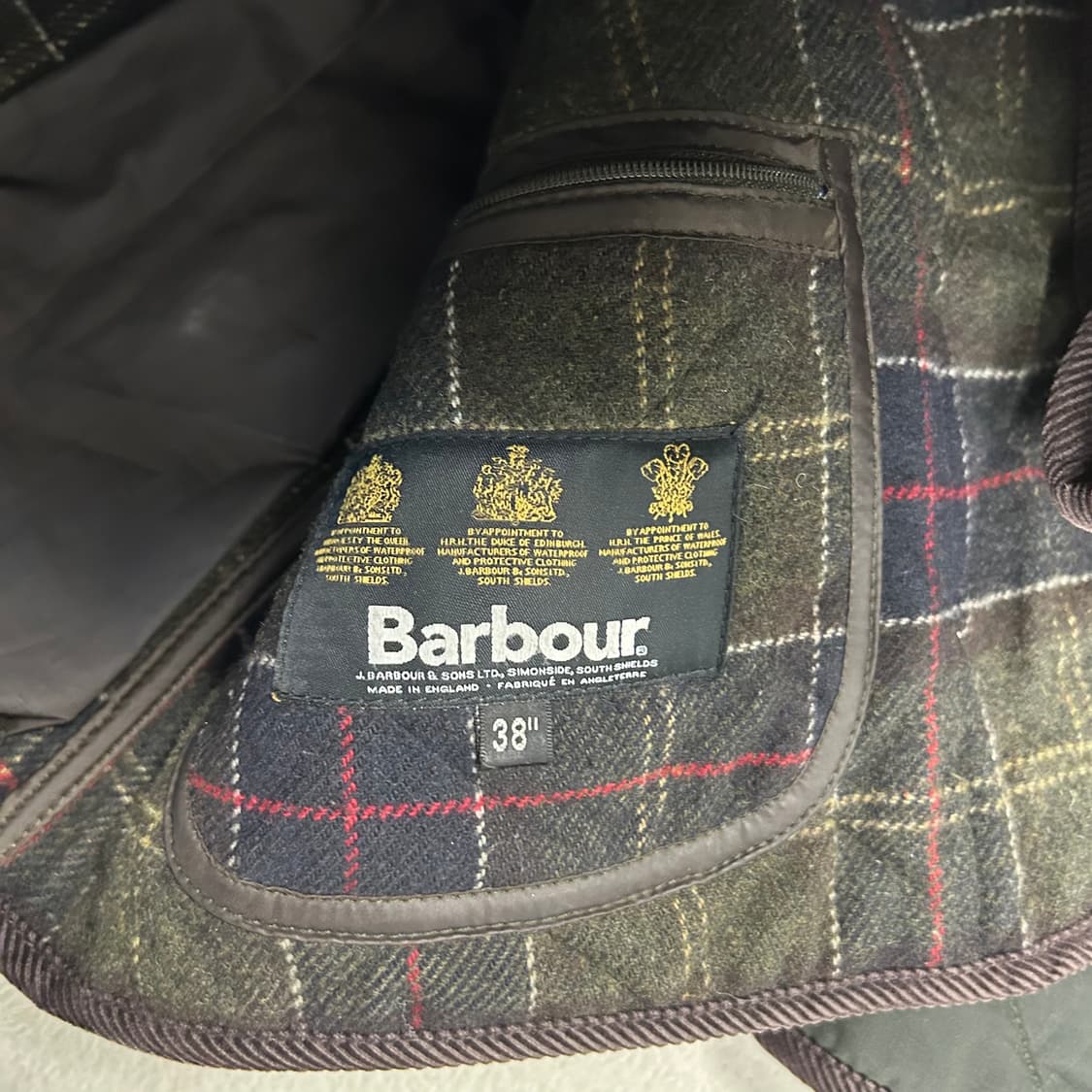Barbour Quilted Jacket 상품이미지7