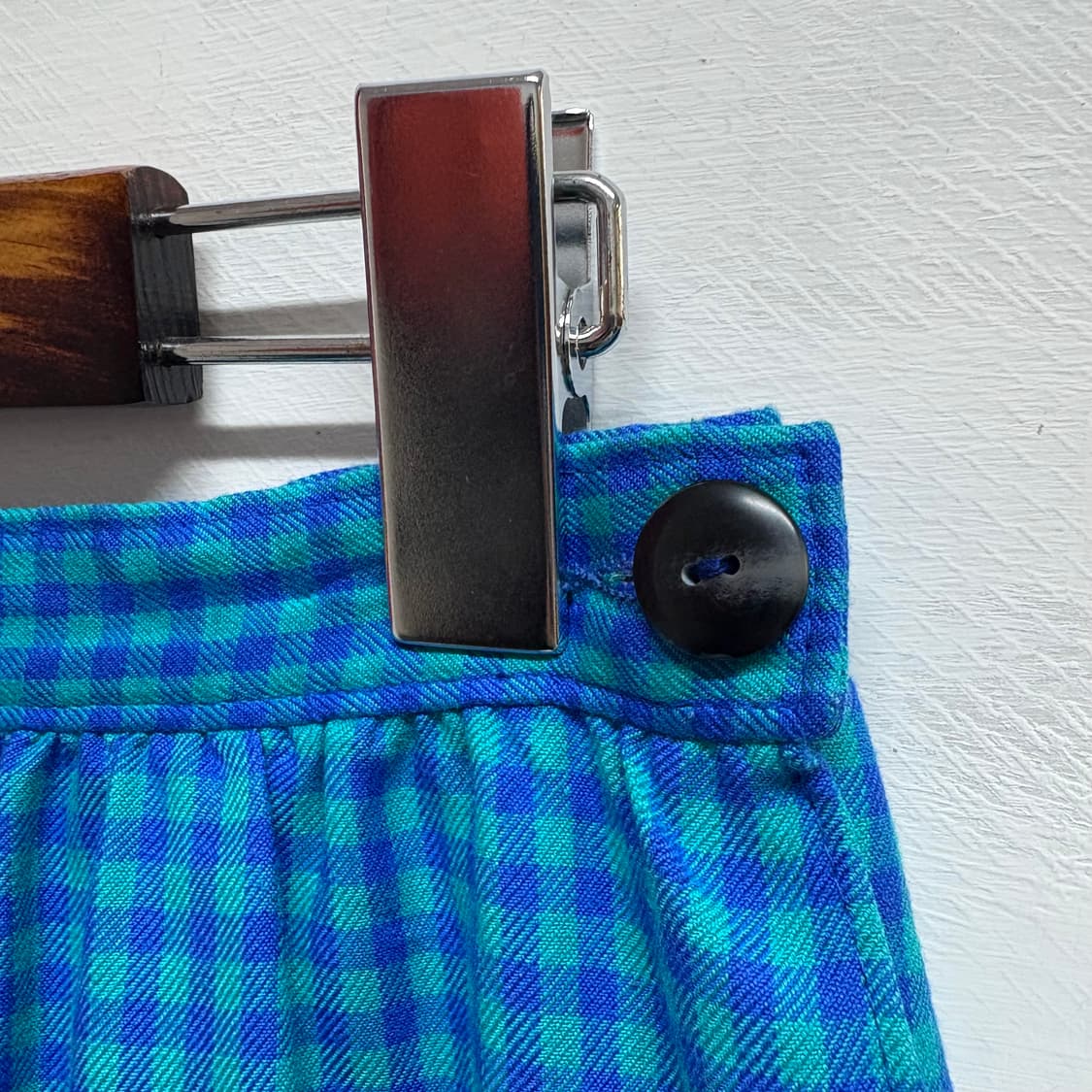 80's PENDLETON 펜들턴 비비드 체크 미디 스커트  상품이미지3