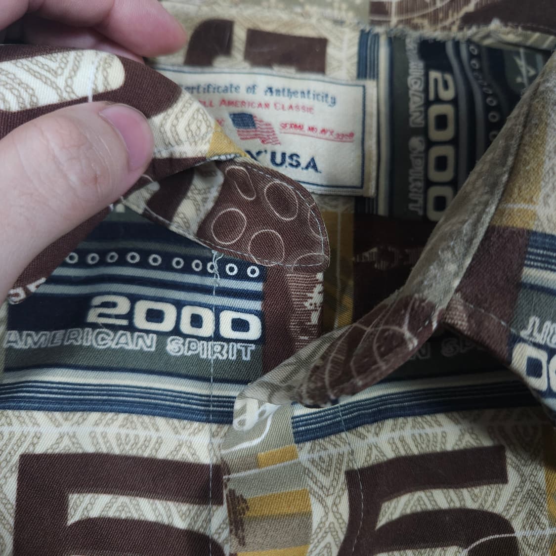 아비렉스 패턴 셔츠 상품이미지4