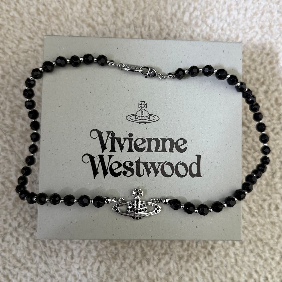 비비안웨스트우드 메살린 블랙펄 초커 목걸이 상품이미지1