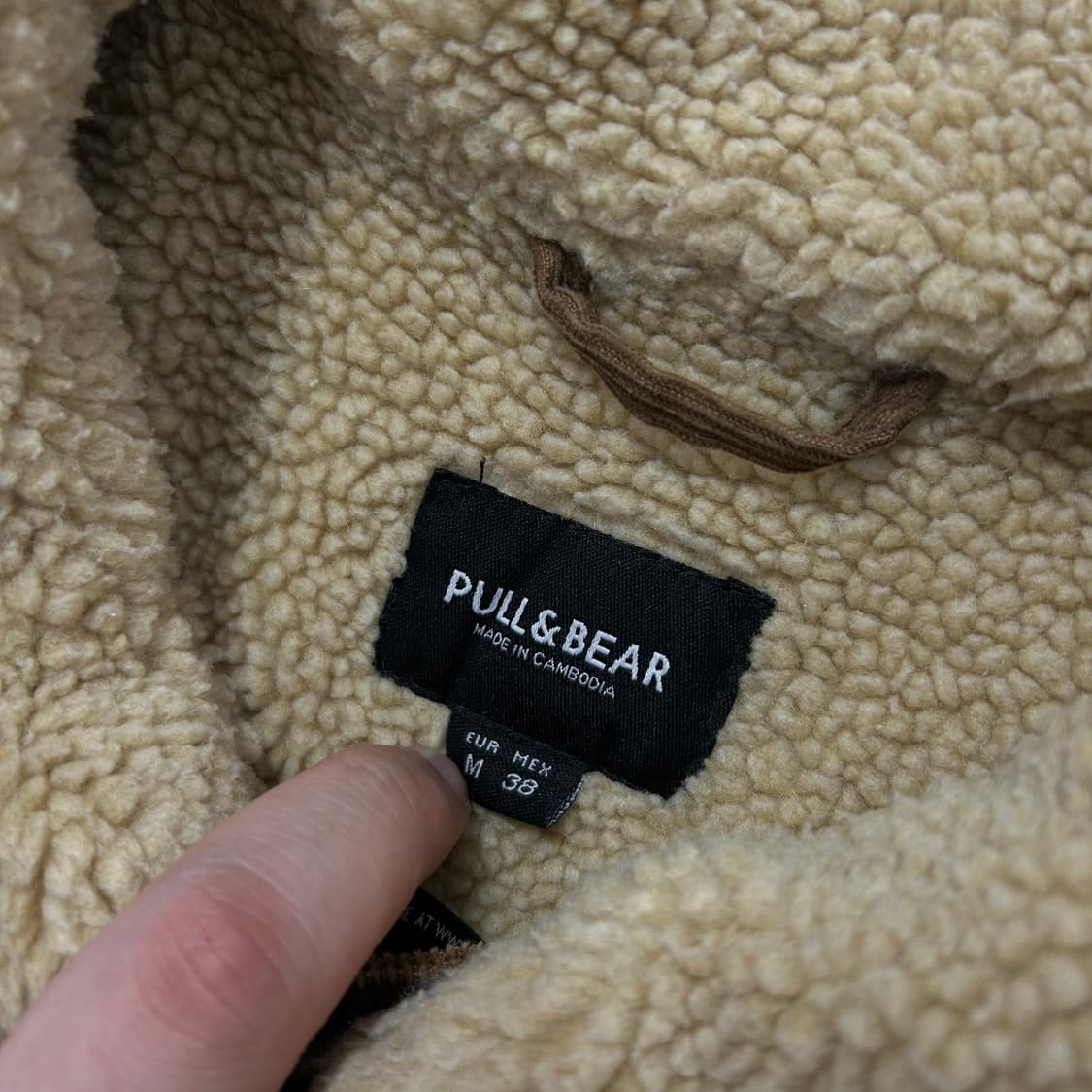 풀앤베어 코듀로이 쉐르파 자켓(M) 상품이미지4