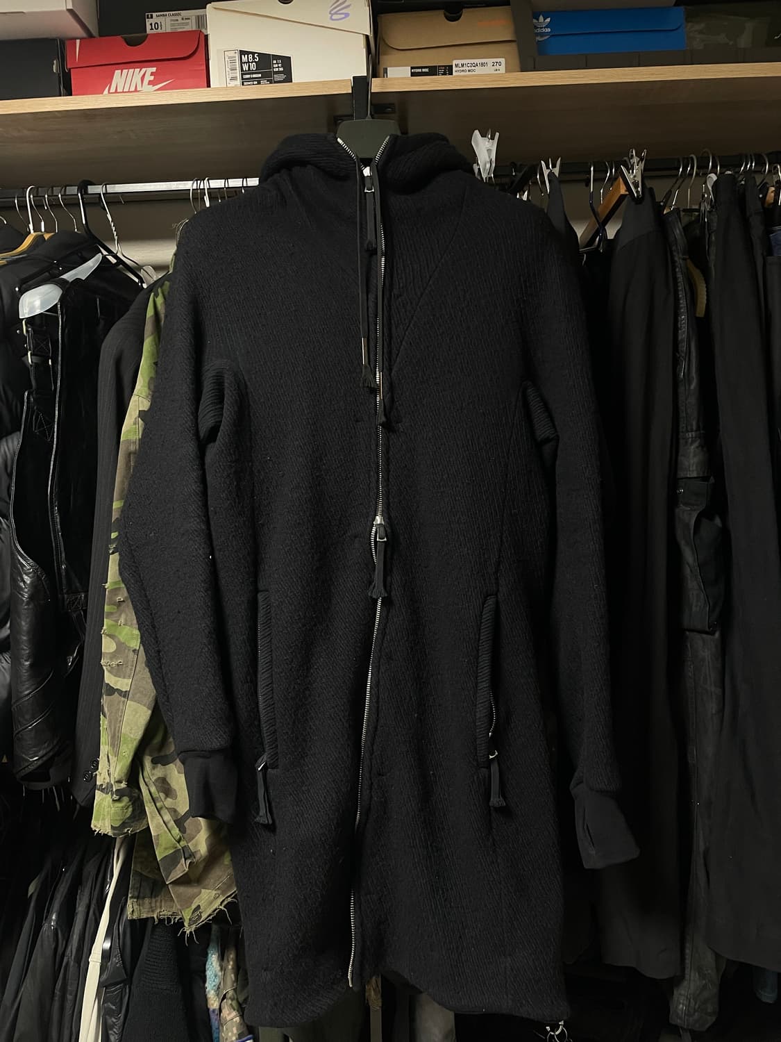 보리스비잔사베리 울 후드코트 상품이미지1