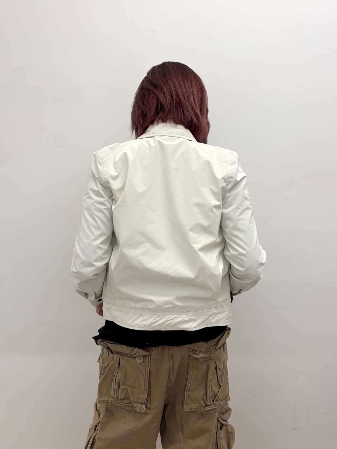 A.P.C. 화이트 나일론 집업 자켓 상품이미지4