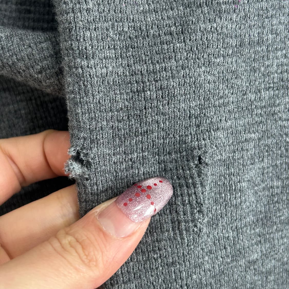 Polo 폴로 화이트포니 차콜 와플 니트 상품이미지6