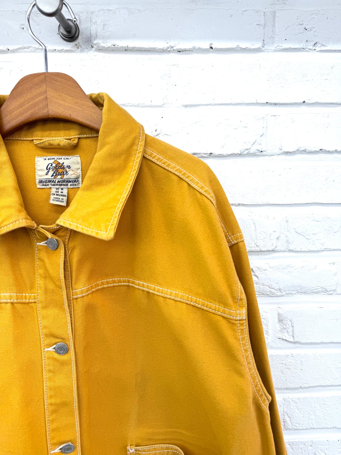 Golden bear 옐로우 워크 자켓 상품이미지4