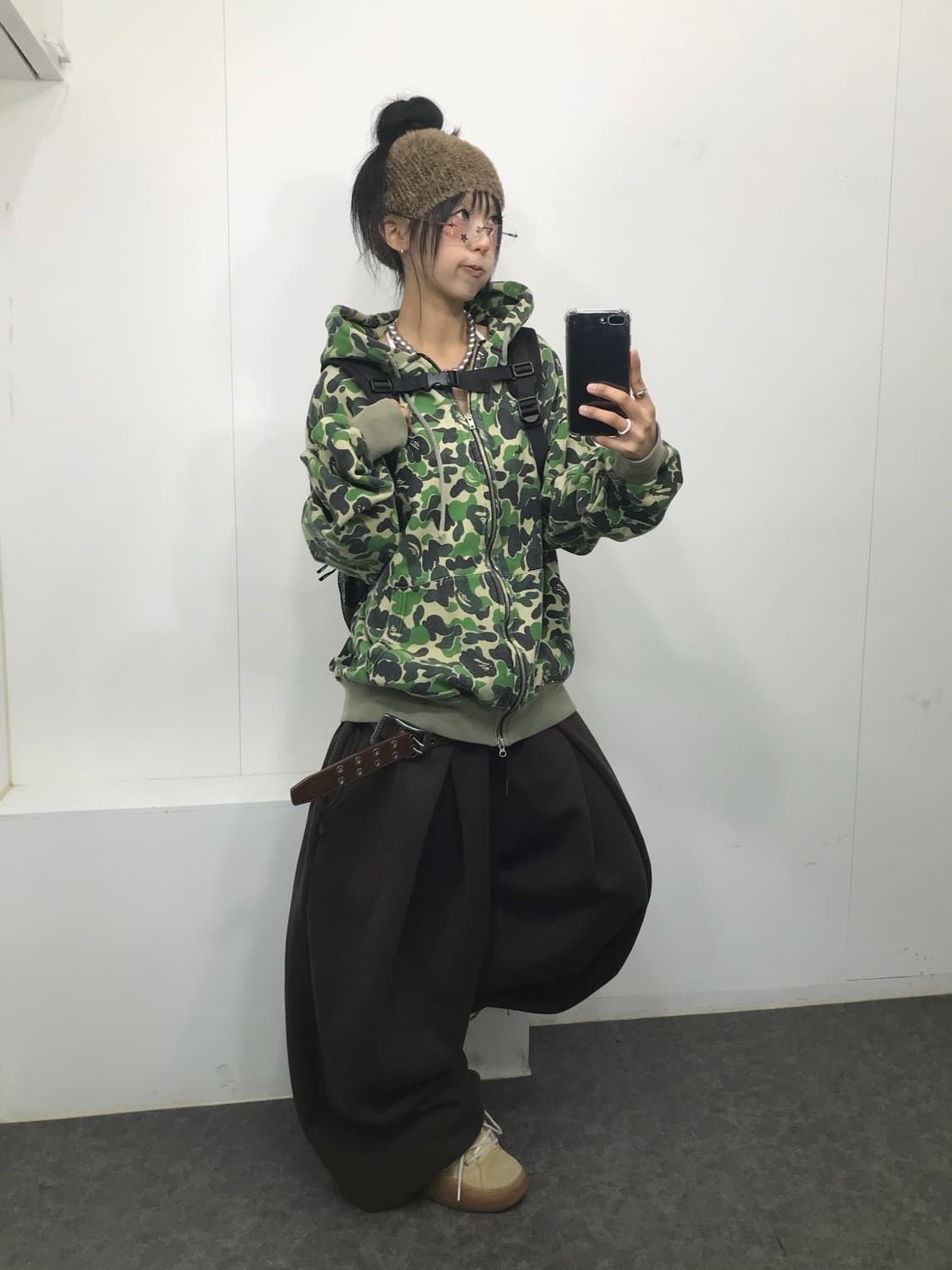 Bape Camouflage Two-Way Hood Zip-Up 상품이미지7