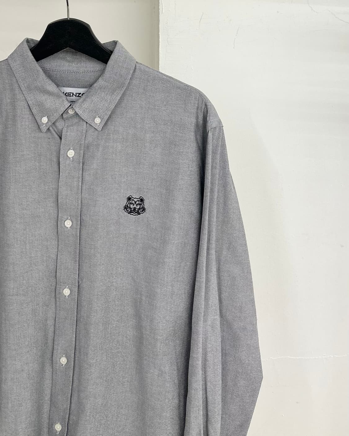 겐조 그레이 타이거 크레스트 버튼다운 셔츠 상품이미지4