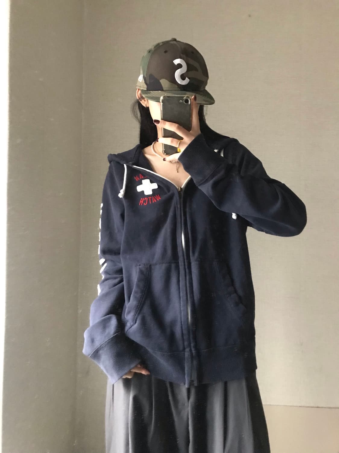 홀리스터 네이비 후드집업 상품이미지4