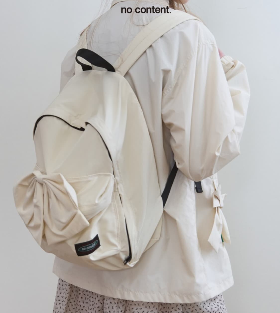 새상품) 노컨텐츠 리본 백팩 _339. Ribbon Backpack _ 상품이미지3