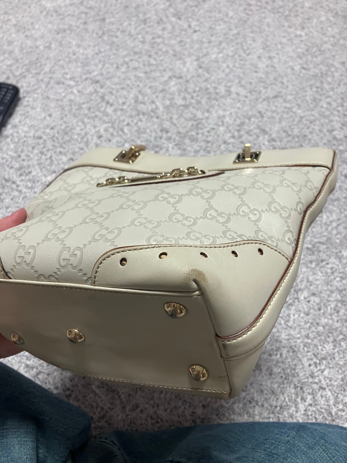 구찌 gg 아이보리 토트백 상품이미지6