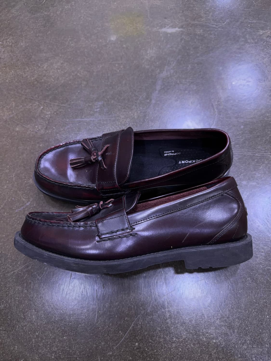 락포트 테슬 로퍼 버건디 브라운 265 상품이미지5