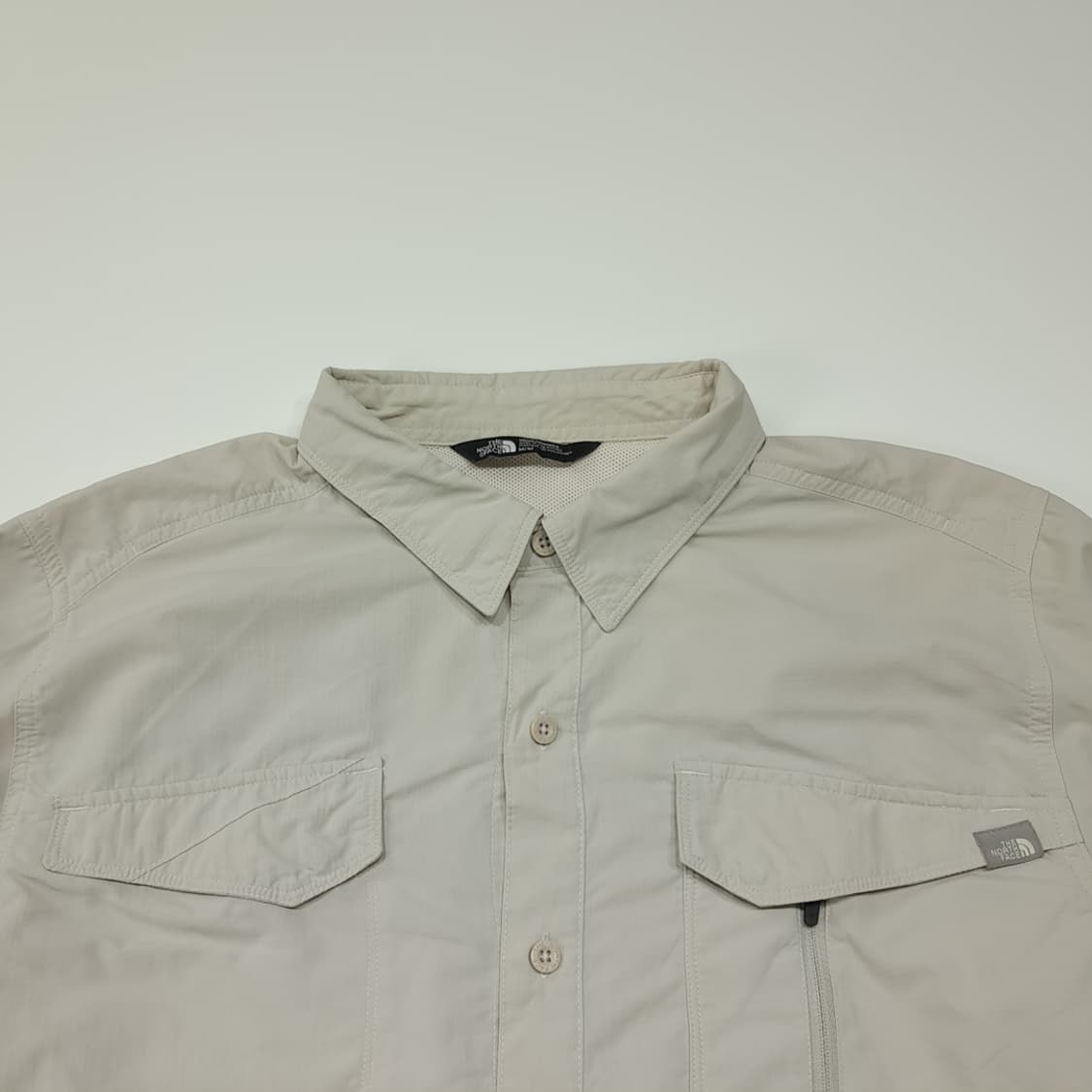 CL649 M 노스페이스 립스탑 벤틸레이션 베이지 셔츠 남방 상품이미지2