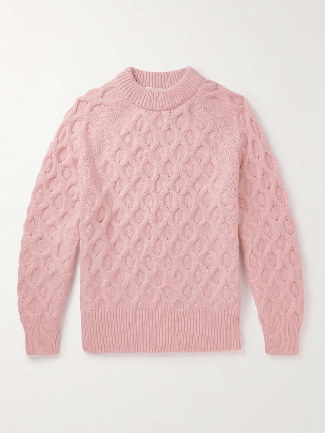 Sefr 세퍼 알란 베이비 알파카 니트 스웨터 L 핑크 상품이미지1