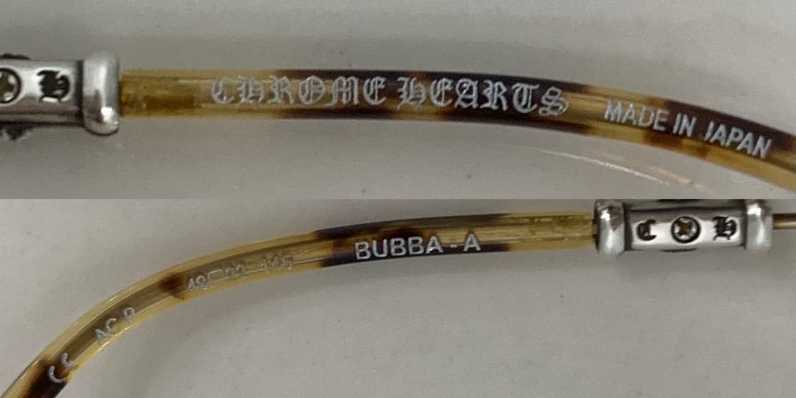 크롬하츠 부바A 앤틱골드 [AG-P] 안경 BUBBA-A 상품이미지8